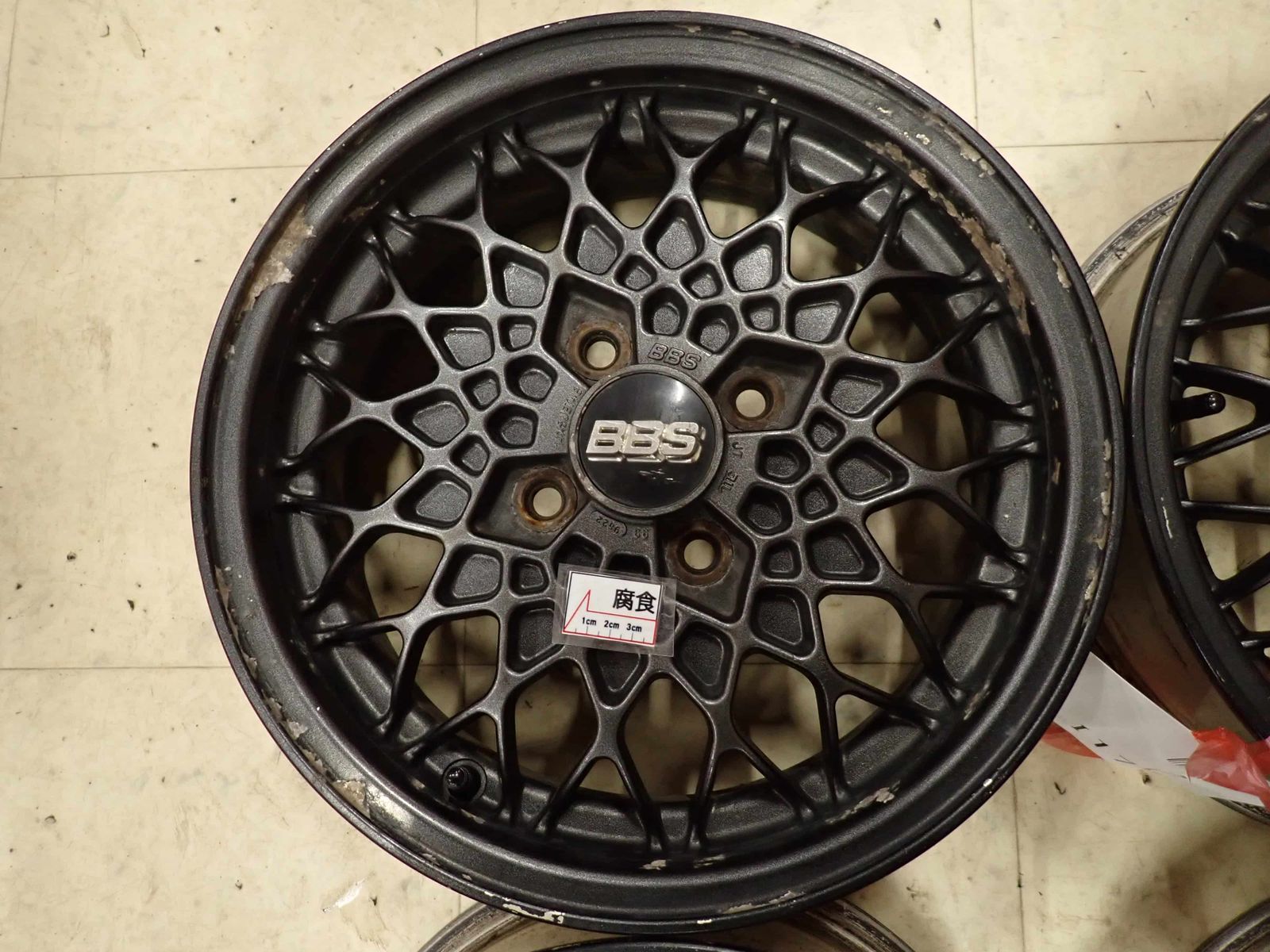 4本SET 会社宛送料無料 14×5J BBS メッシュ アルミホイール 4穴 PCD
