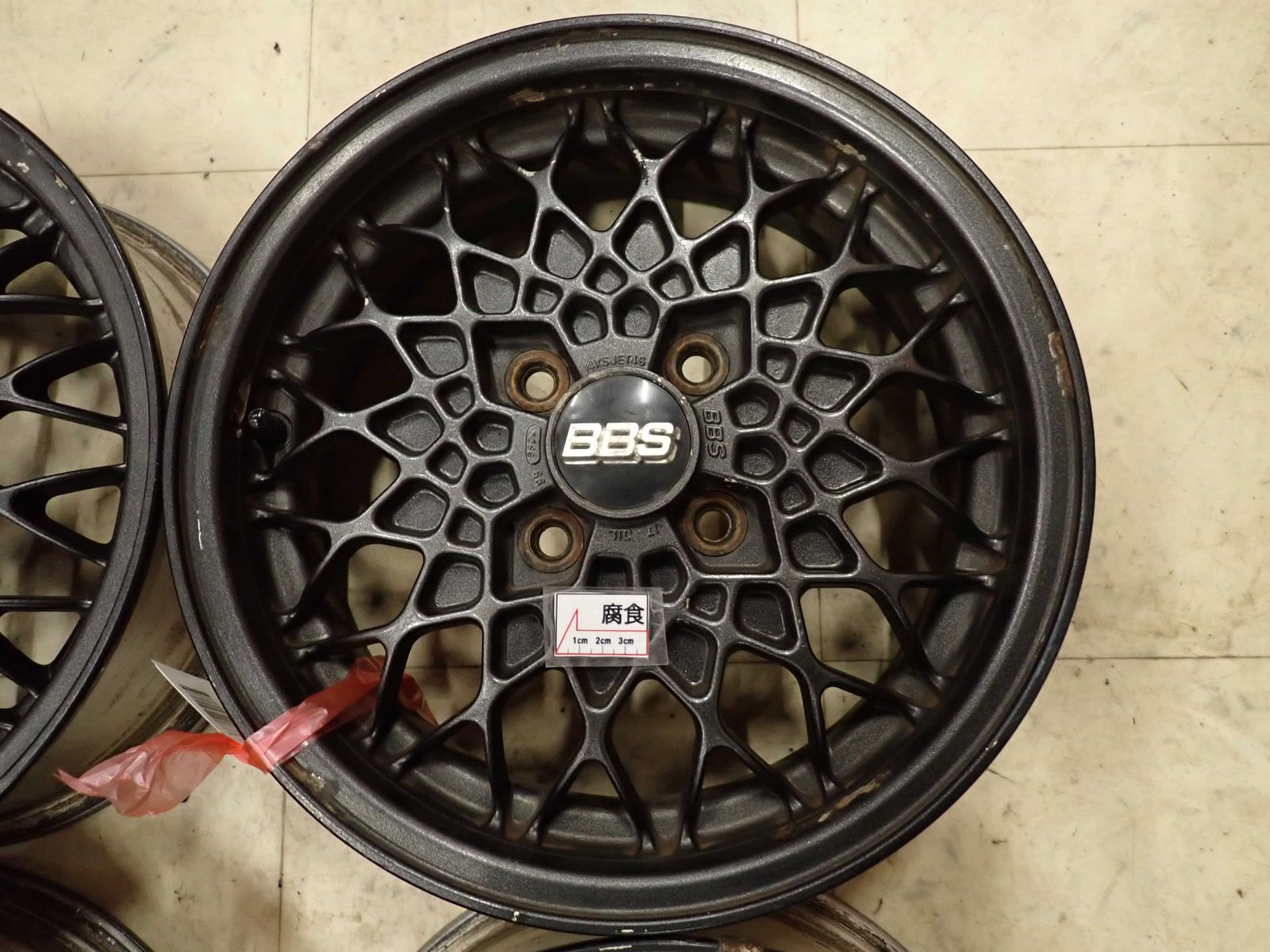 4本SET 会社宛送料無料 14×5J BBS メッシュ アルミホイール 4穴 PCD