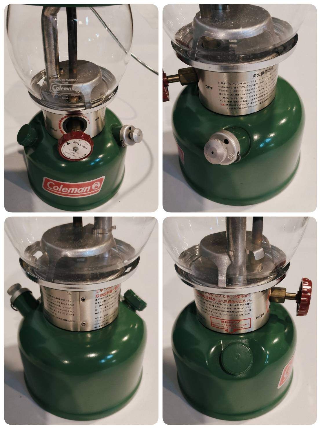 Coleman(コールマン) ガソリンランタン 200B 97年3月製造(グリーン 