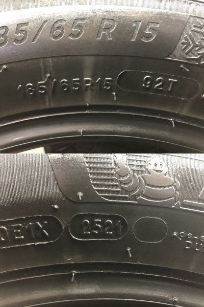 MICHELIN X-ICE SNOW 195/65R15 15インチ スタッドレス 4本 21年製 