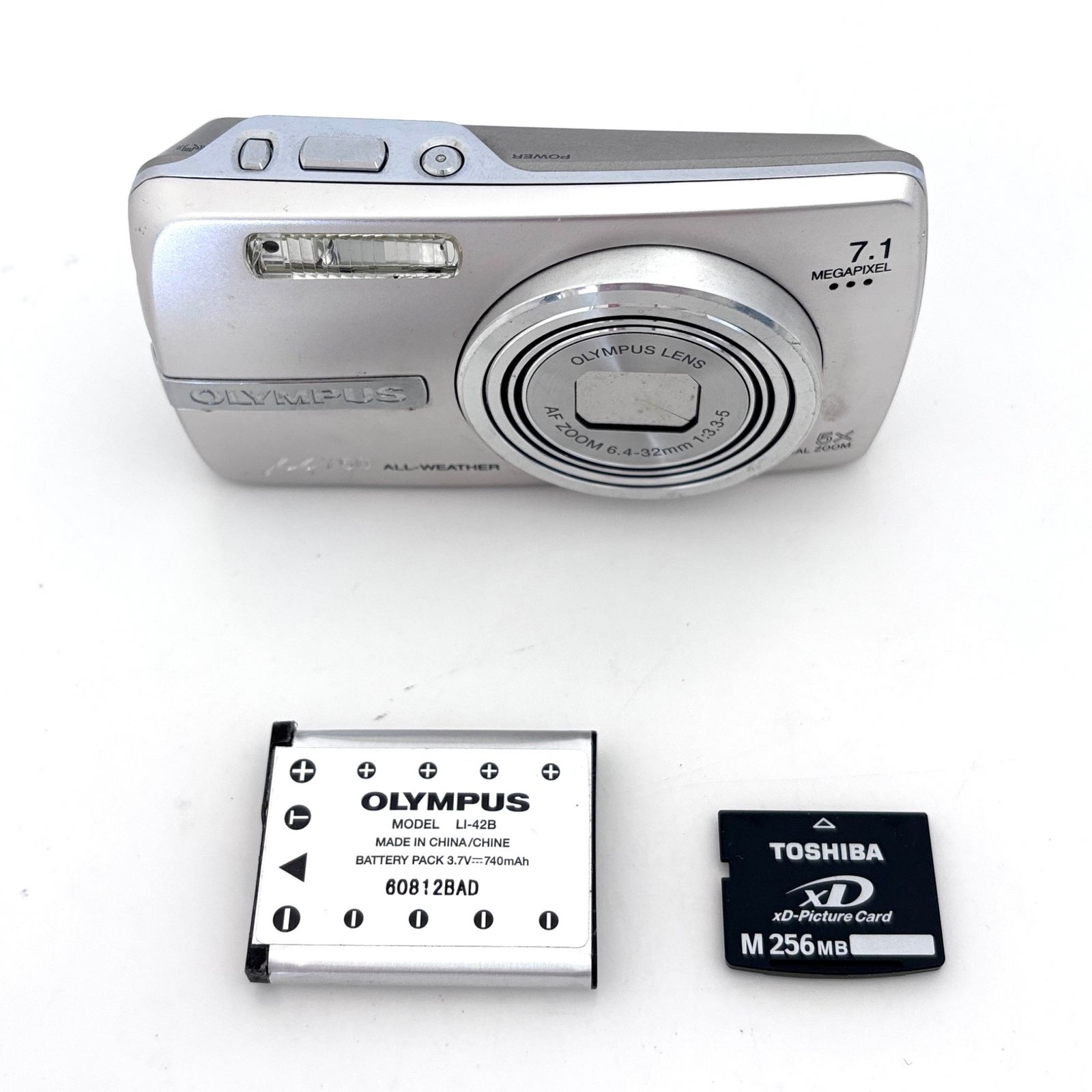 オリンパス】OLYMPUS μ 750 コンパクトデジタル SDカード付 #S362 