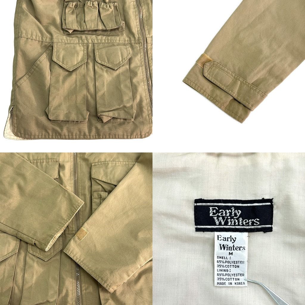 90年代 EARLY WINTERS フォトグラファージャケット ベージュ(メンズ M