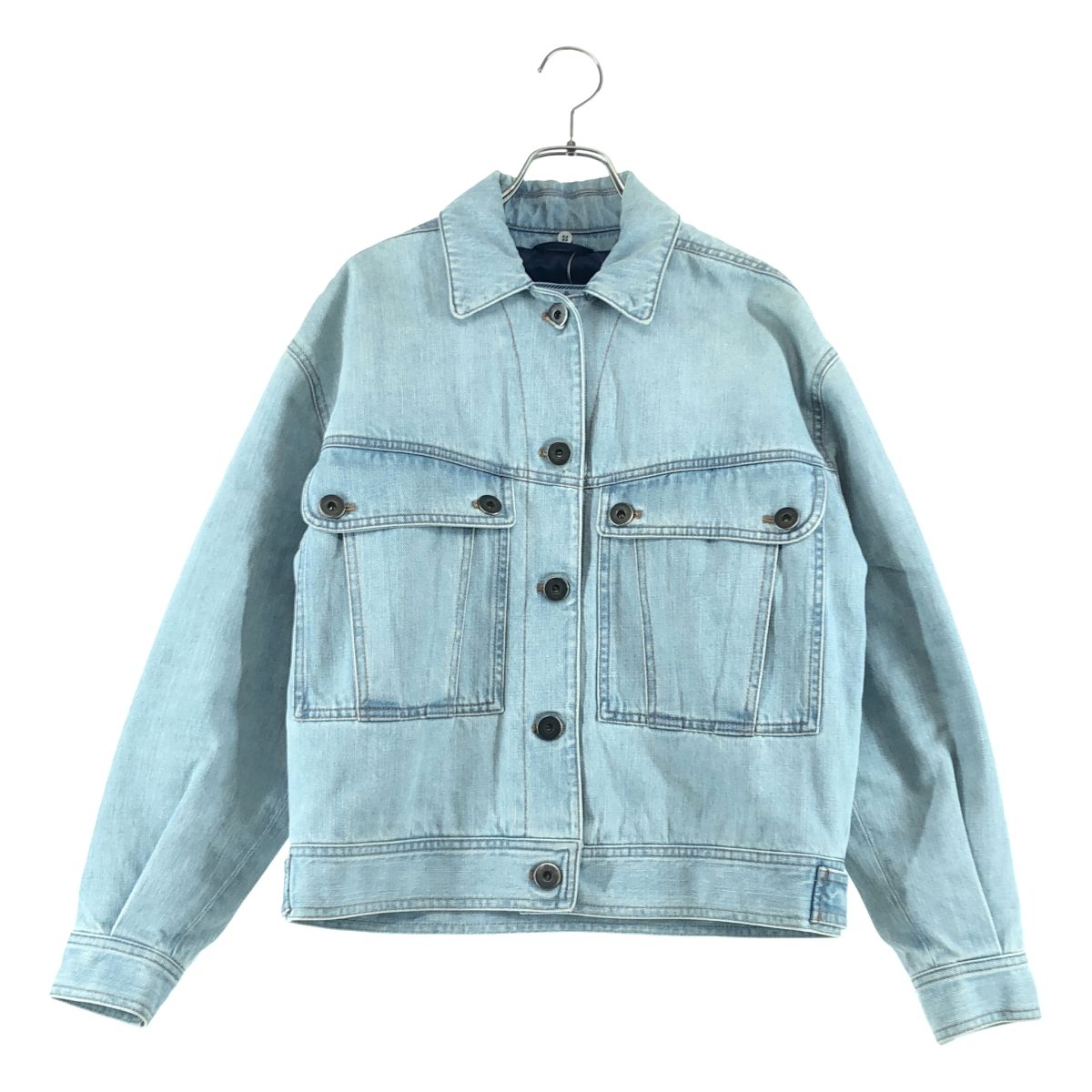 美品】 PRADA / プラダ | ミンクファー キルティング デニムジャケット 