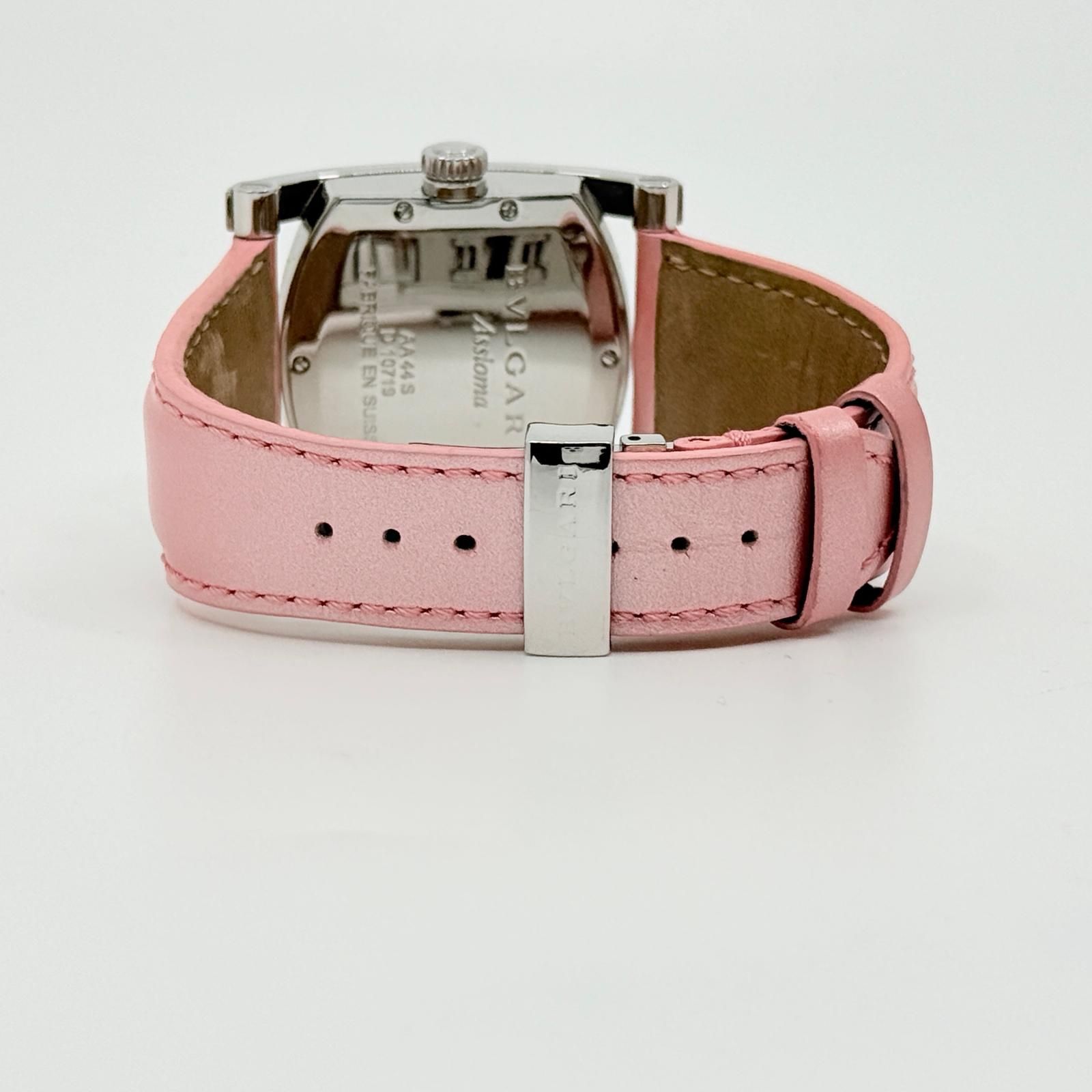 BVLGARI ブルガリ アショーマ ピンクシェル文字盤 D10719 AT メンズ 