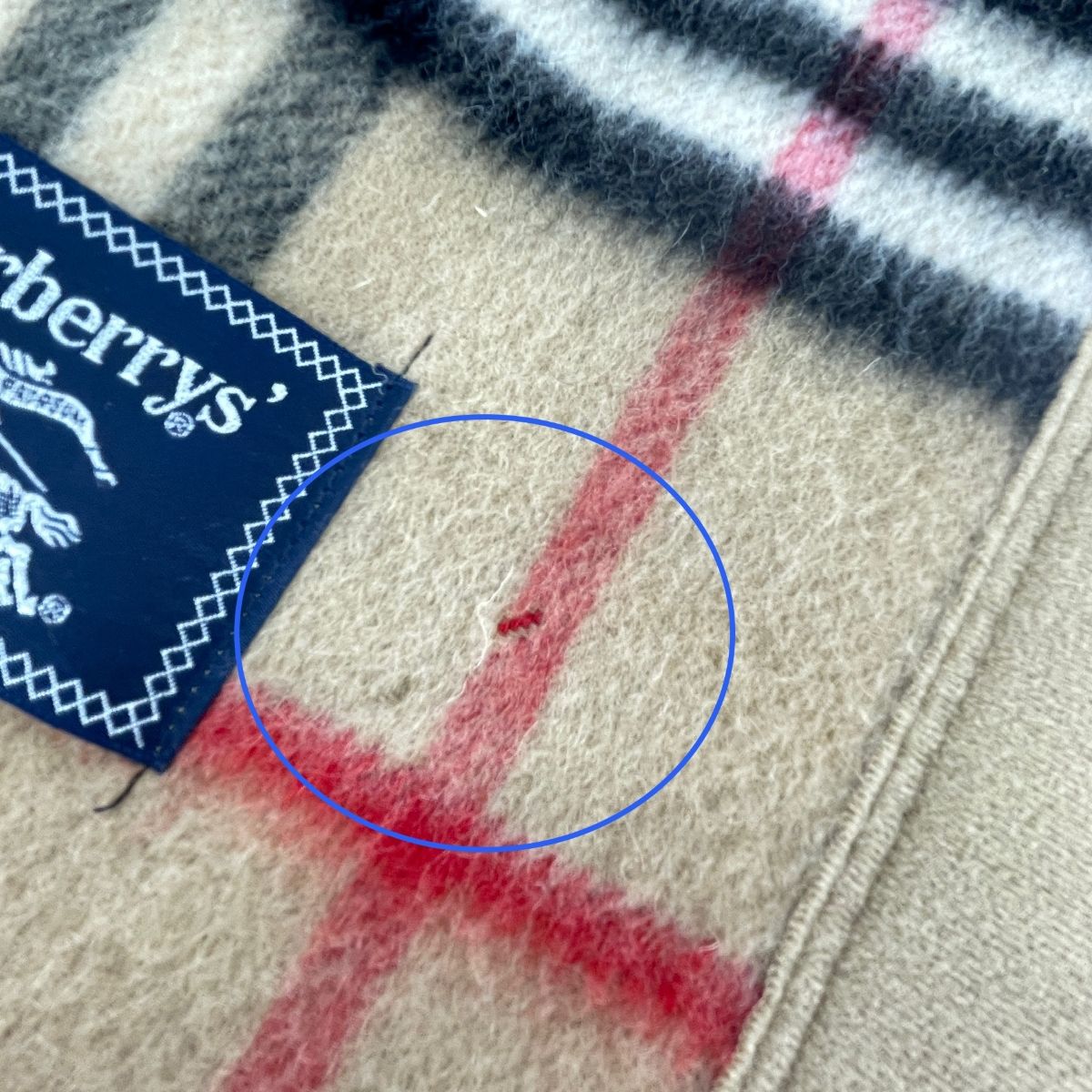 30％OFF】 ウール毛布 BURBERRY 最上級羊毛毛布 バーバリー❤️ノバ