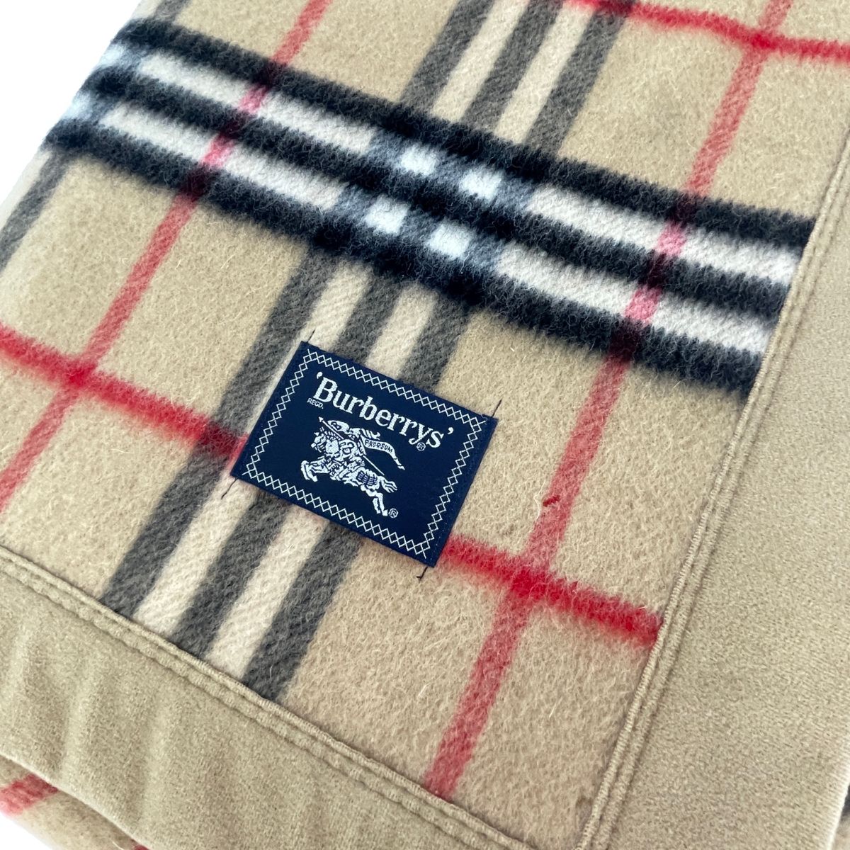 30％OFF】 ウール毛布 BURBERRY 最上級羊毛毛布 バーバリー❤️ノバ