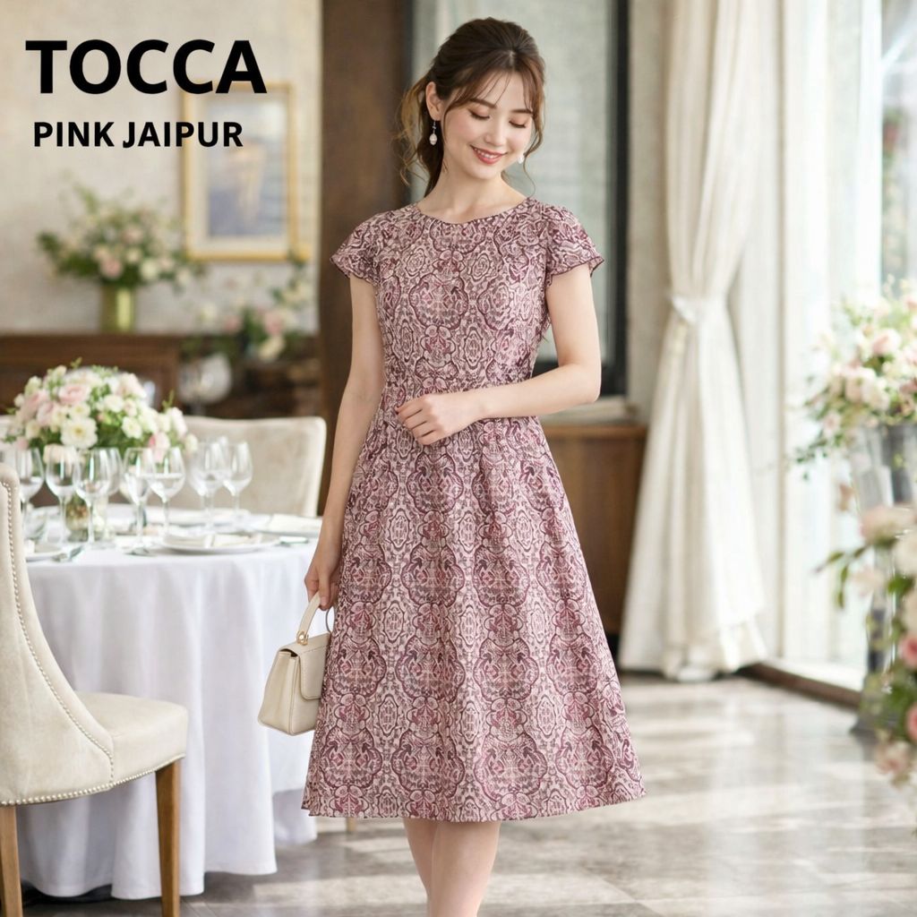 TOCCA トッカのワンピース160 TOCCA 160ネイビー ワンピース ドレス