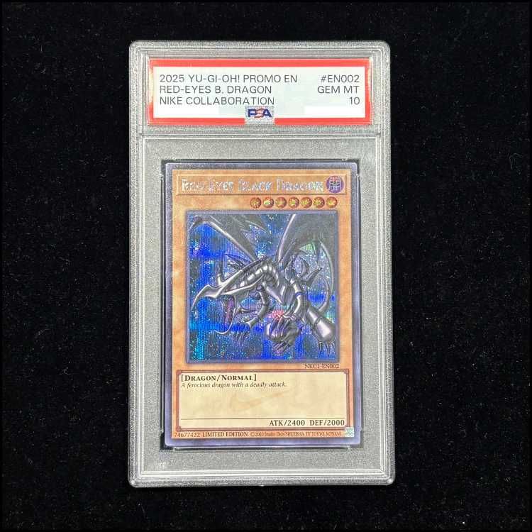 送料無料，爆買い】 【PSA10】真紅眼の黒竜 (英語版/ナイキロゴ