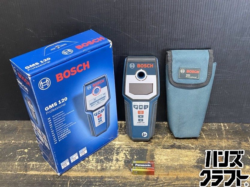 ○【送料無料】【中古品】BOSCH ボッシュ GMS120 デジタル探知機 最大 