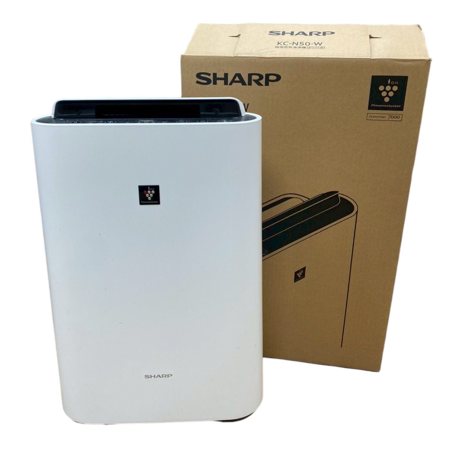 SHARP 加湿空気清浄機 KC-N50-W 2021年製 家電 シャープ 中古 - メルカリ