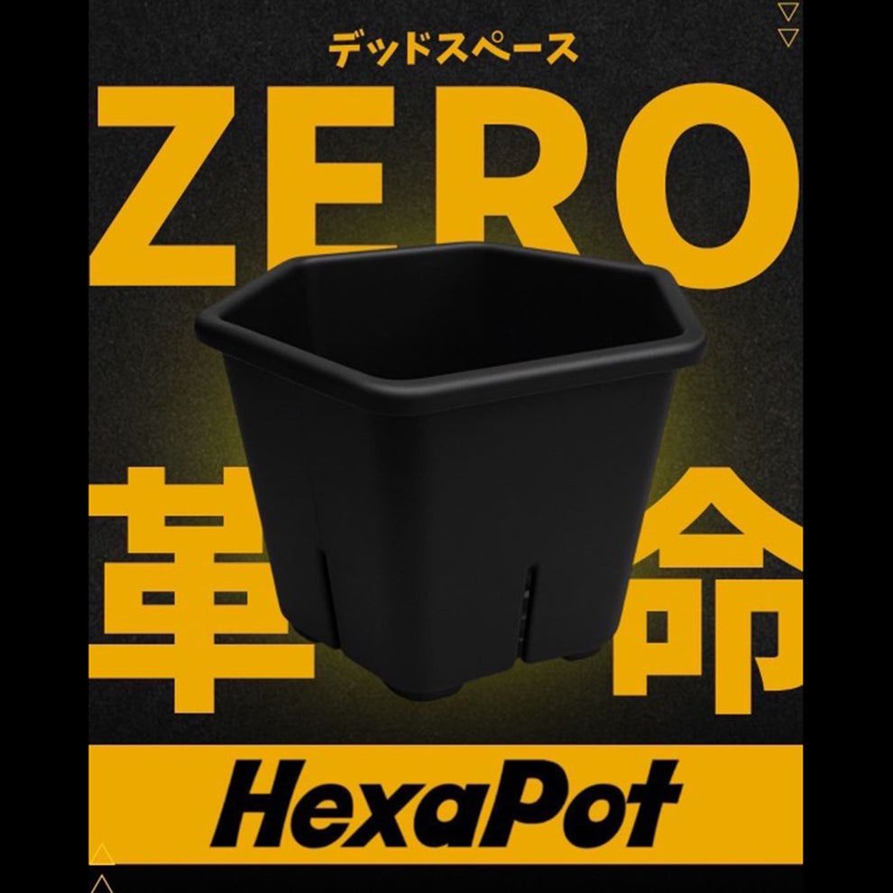 即日発送】HexaPot （ヘキサポット）4号 サイズ 7個セット スリット鉢