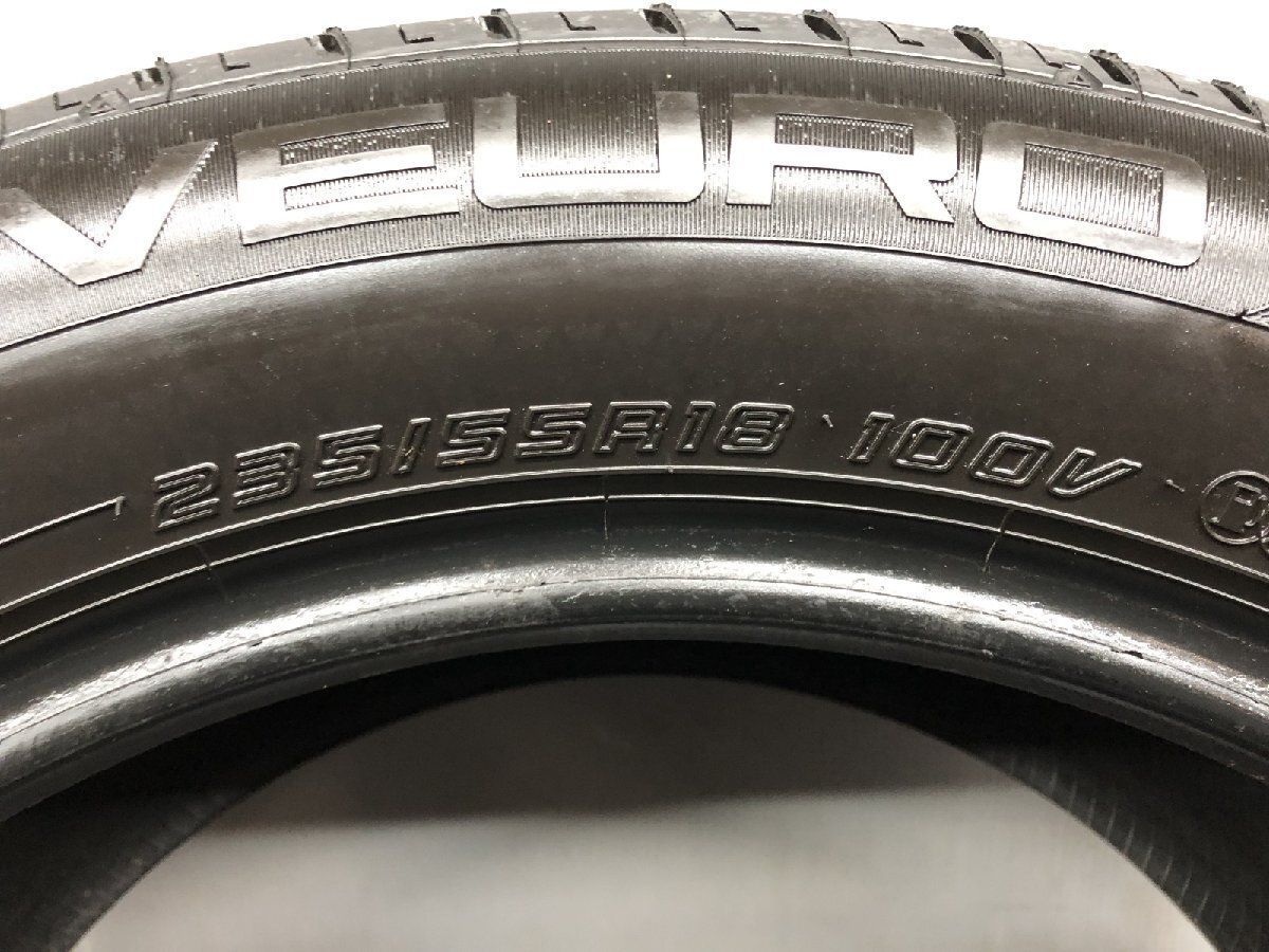 DUNLOP VEURO VE304 235/55R18 18インチ 夏タイヤ 1本 24年製 バリ溝