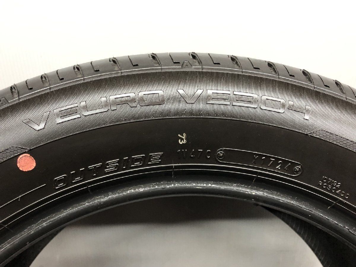 DUNLOP VEURO VE304 235/55R18 18インチ 夏タイヤ 1本 24年製 バリ溝
