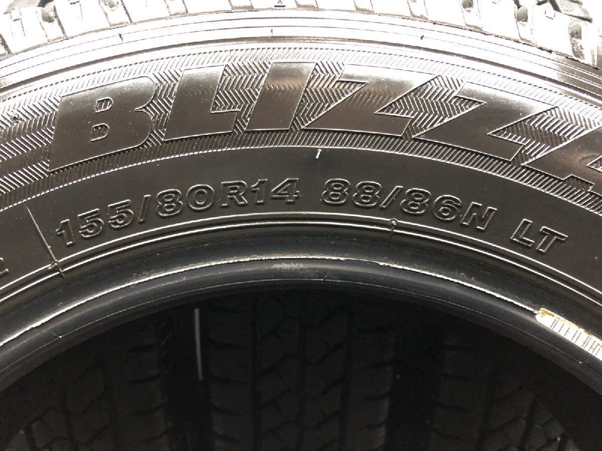 BS BRIDGESTONE BLIZZAK VL1 155/80R14 88/86N LT 14インチ 