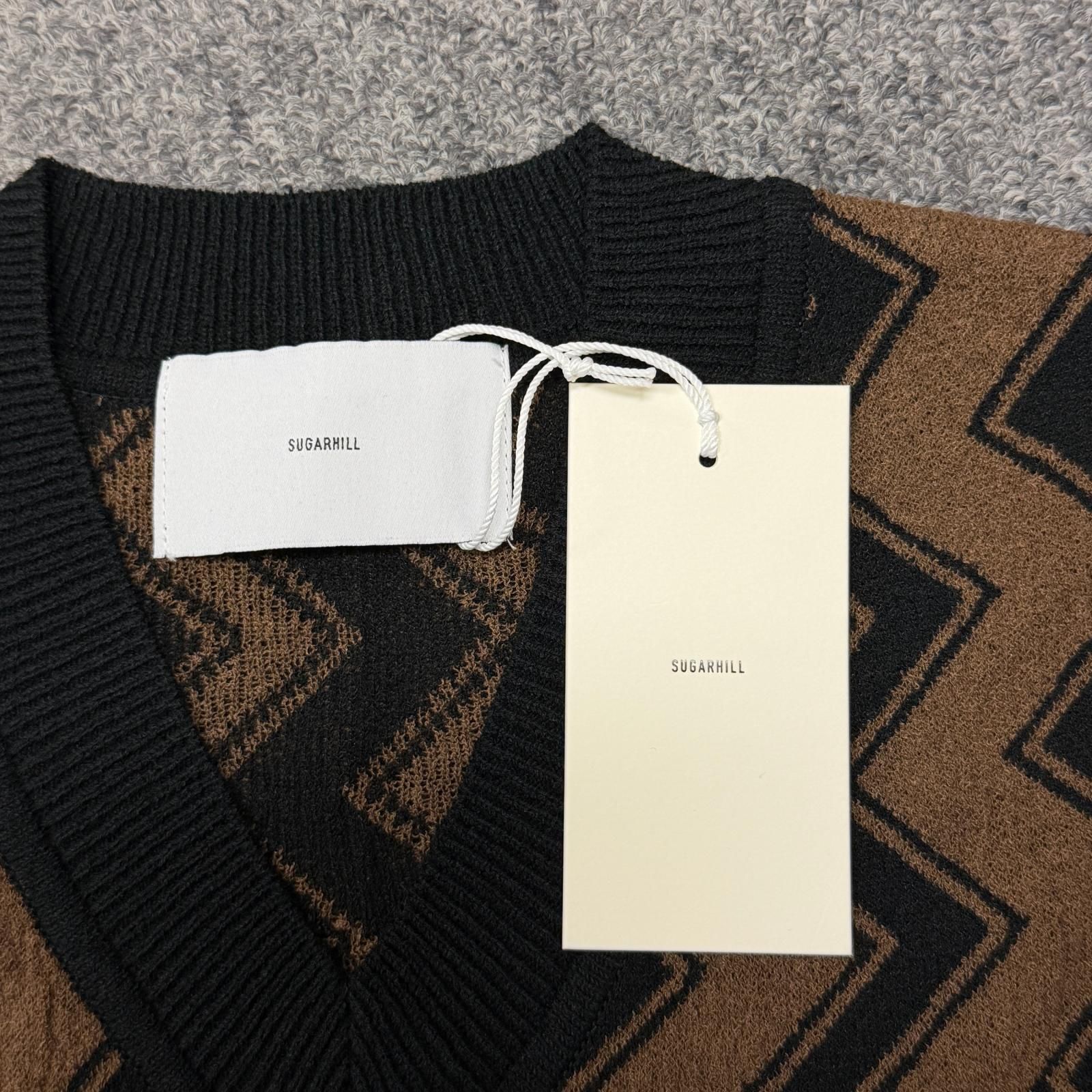 参考上代35200円 未使用 SUGARHILL 25SS KUBA KNIT VEST キューバ 