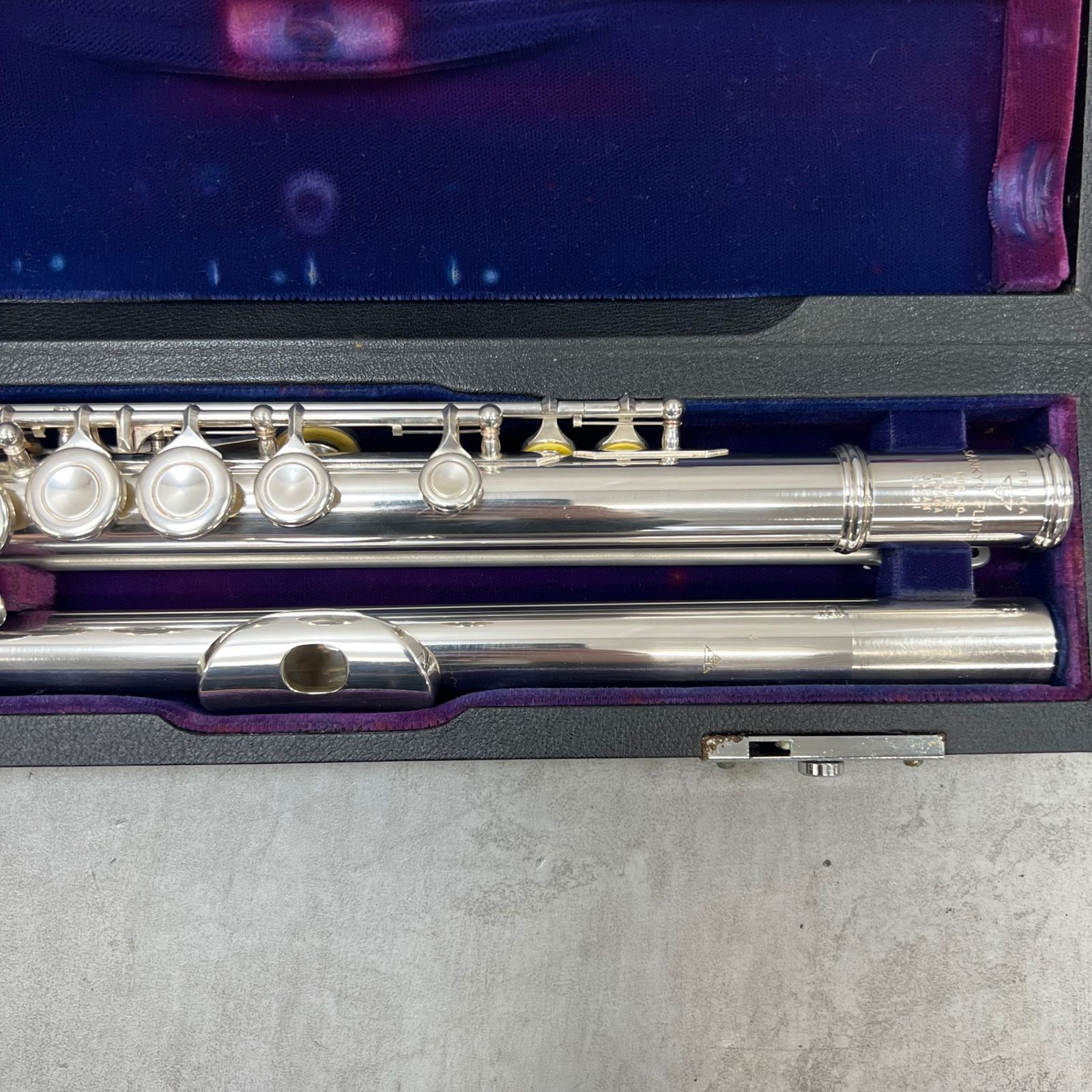 サンキョー 三響 フルート ETUDE 頭部管銀製 シルバー SILVER 木管楽器
