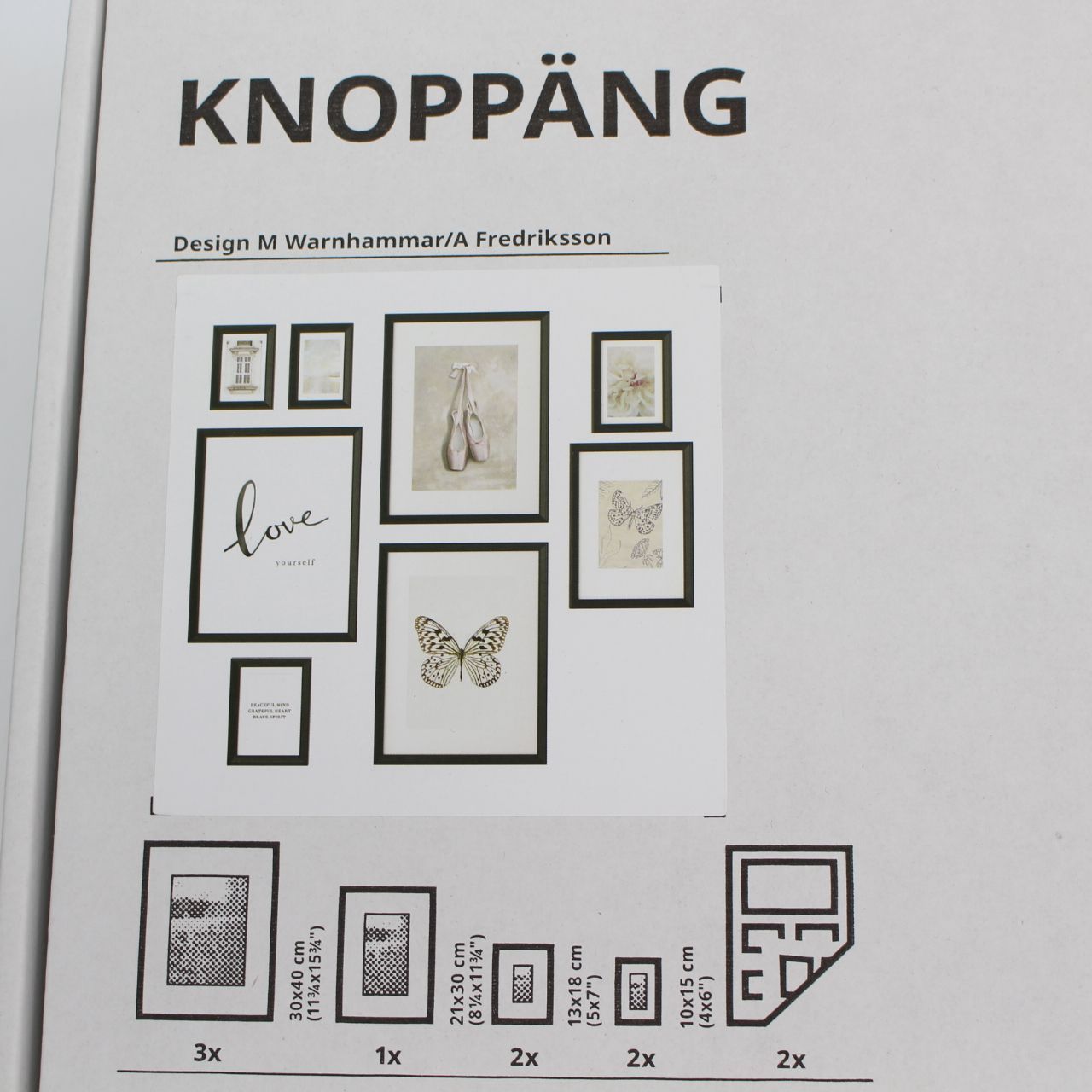 243)【未使用】イケア（IKEA）のKNOPPÄNG（クノッペング）ポスター付き 