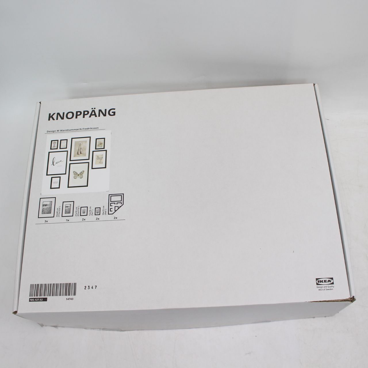 243)【未使用】イケア（IKEA）のKNOPPÄNG（クノッペング）ポスター付き 