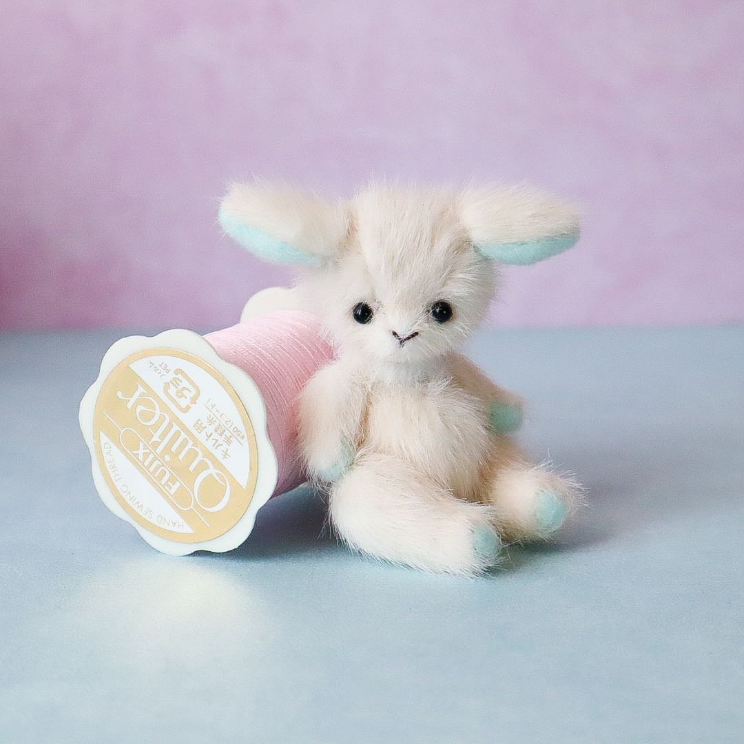 ぬいぐるみ 作家 うさぎ ハンドメイド テディベア アーティスト ♡作家