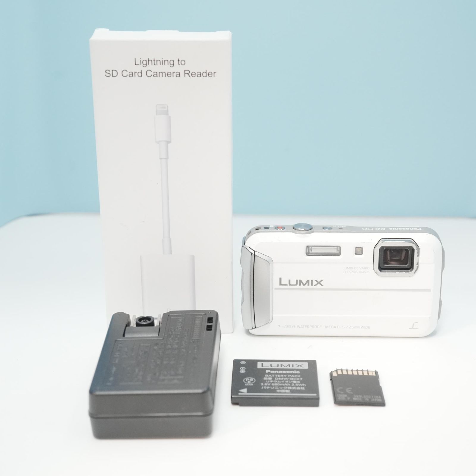 【美品】Panasonic Lumix DMC-FT25 ホワイト 防水デジカメ Amazon | パナソニック デジタルカメラ ルミックス FT25 防水 ホワイト
