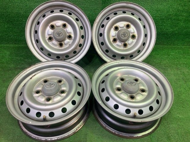 トヨタ TOYOTA 純正 タウンエース S413M ホイール スチール シルバー 13インチ 5J 5穴 4本 114.3