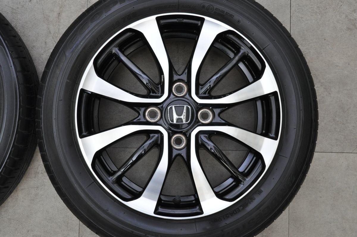 ホイール美品】ホンダ N WGN 純正 14in 4.5J +40 PCD100 ブリヂストン 