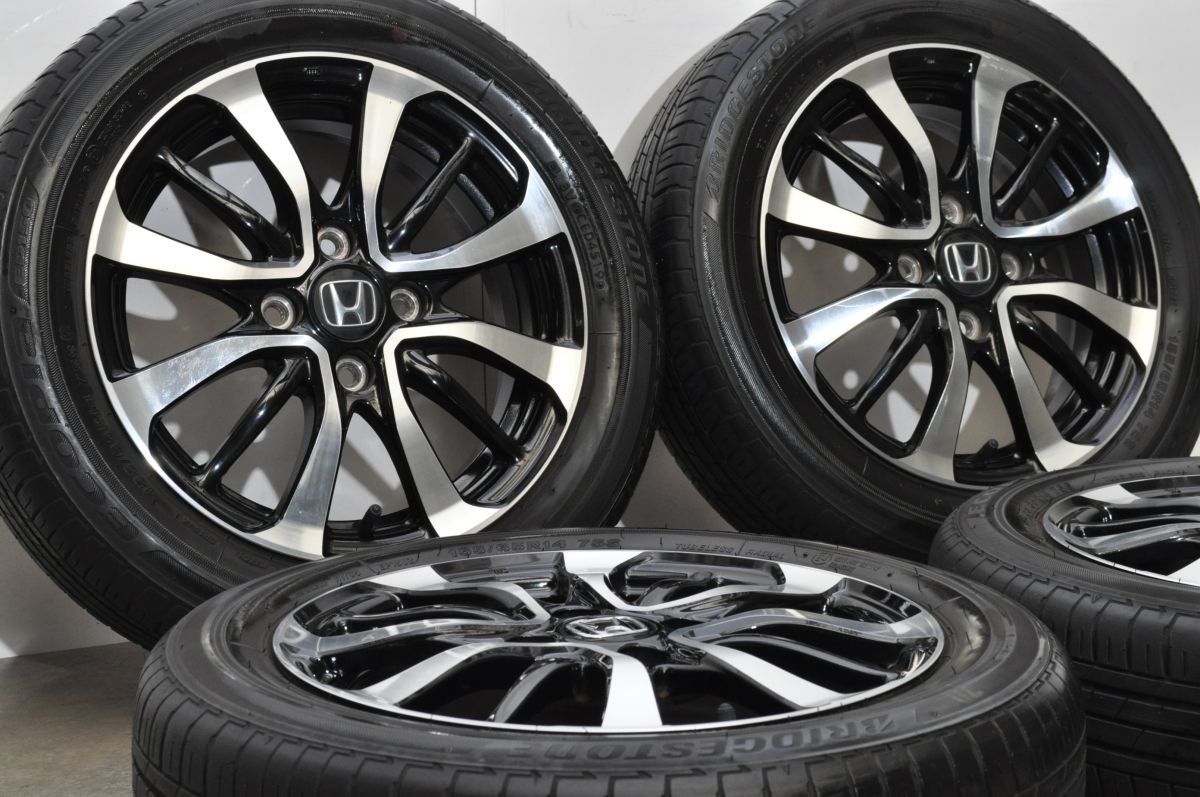 ホイール美品】ホンダ N WGN 純正 14in 4.5J +40 PCD100 ブリヂストン 
