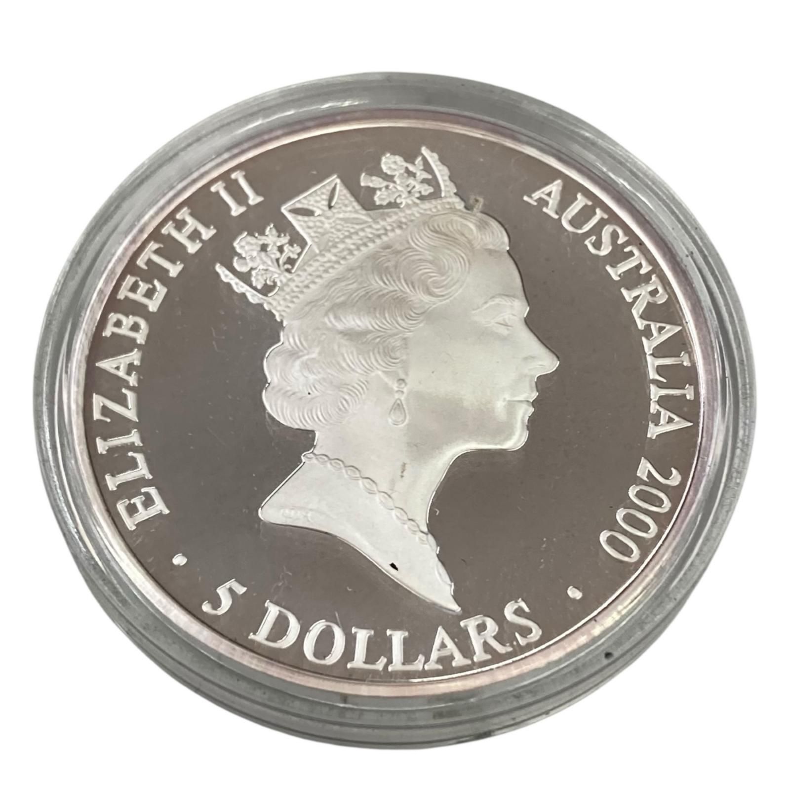 186000 現状品 シドニーオリンピック2000 プルーフ 5ドル 銀貨 - メルカリ