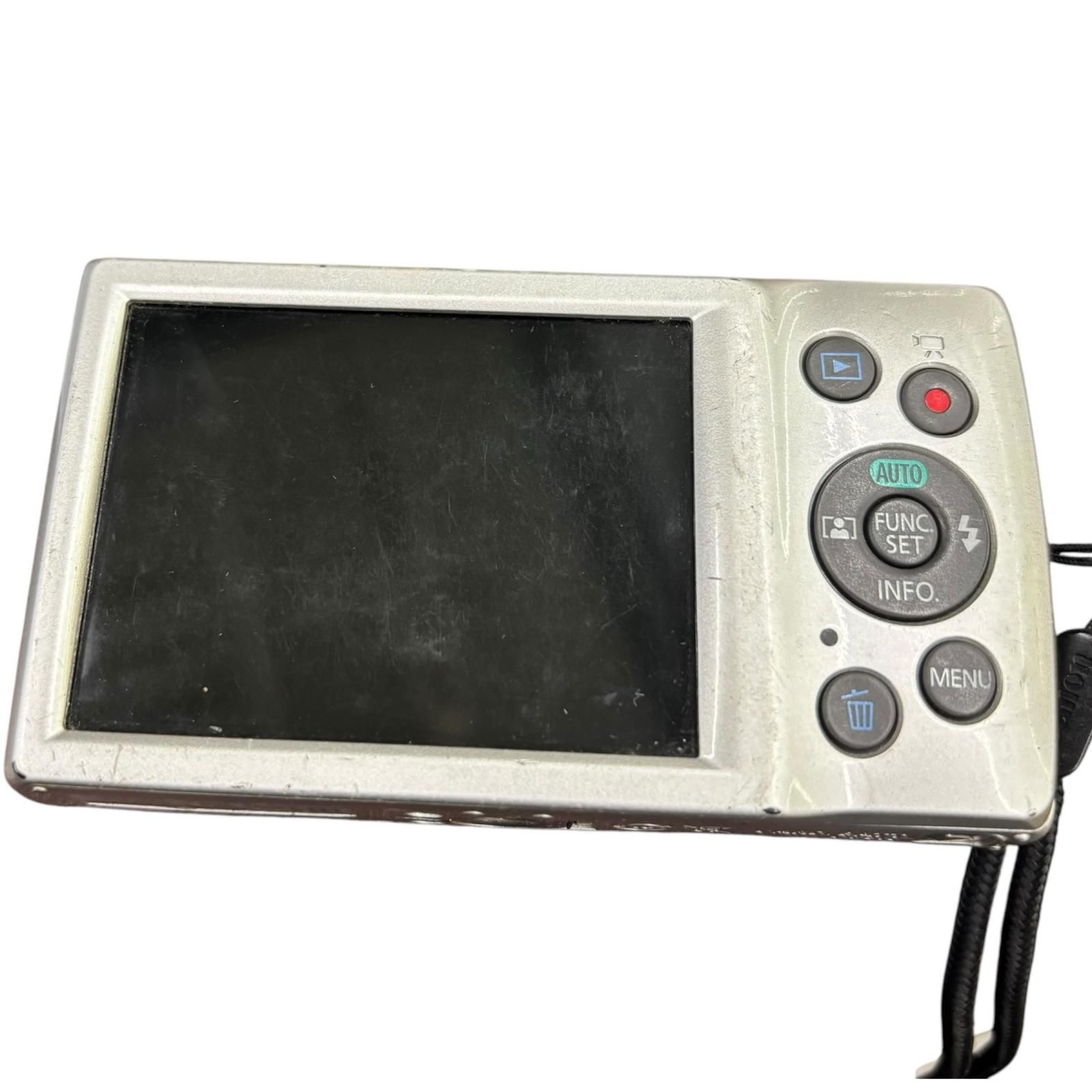 118011 ジャンク品 canon キャノン デジタルカメラ IXY 180 シルバー 