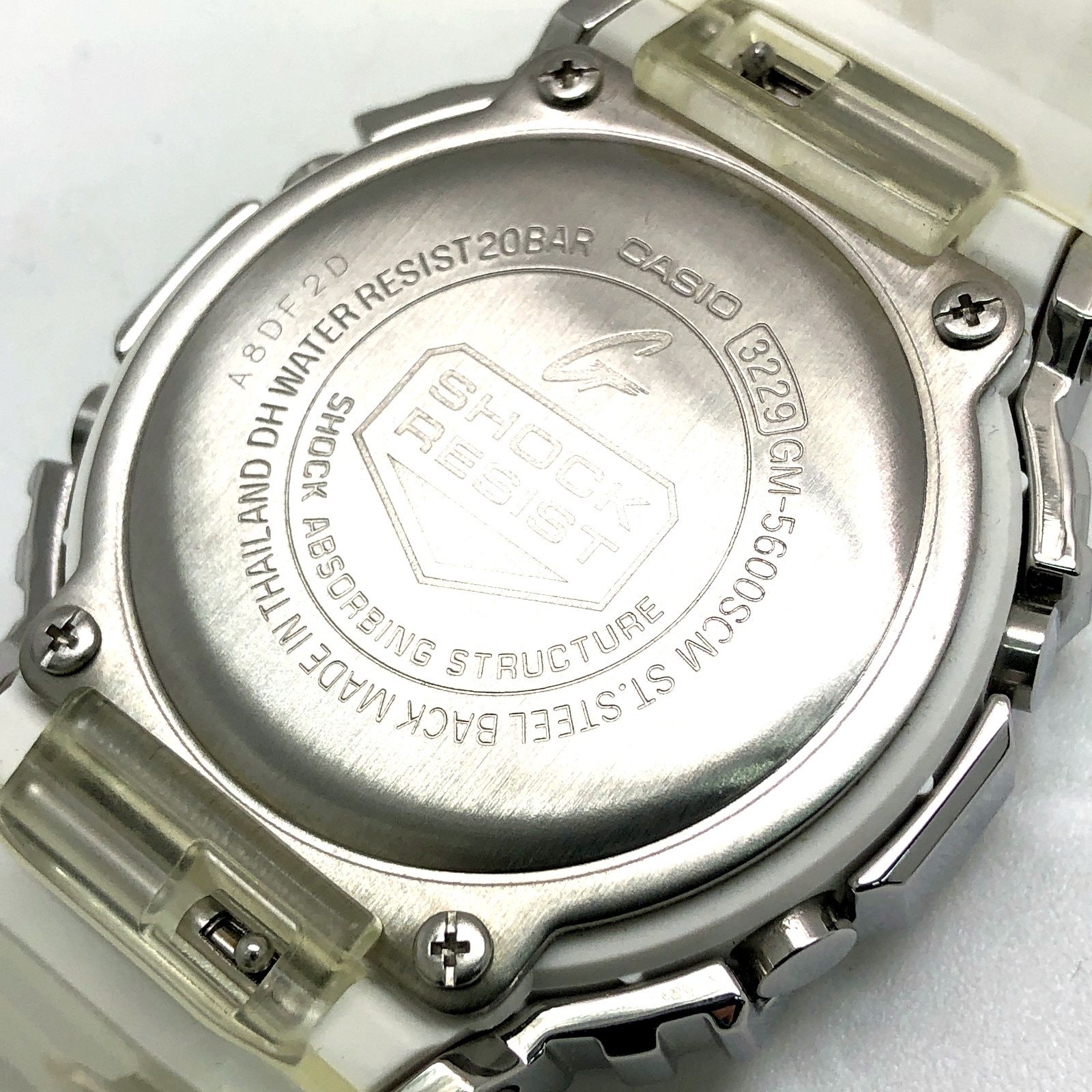 G-SHOCK ジーショック GM-5600SCM-1 メタルベゼル シルバー 