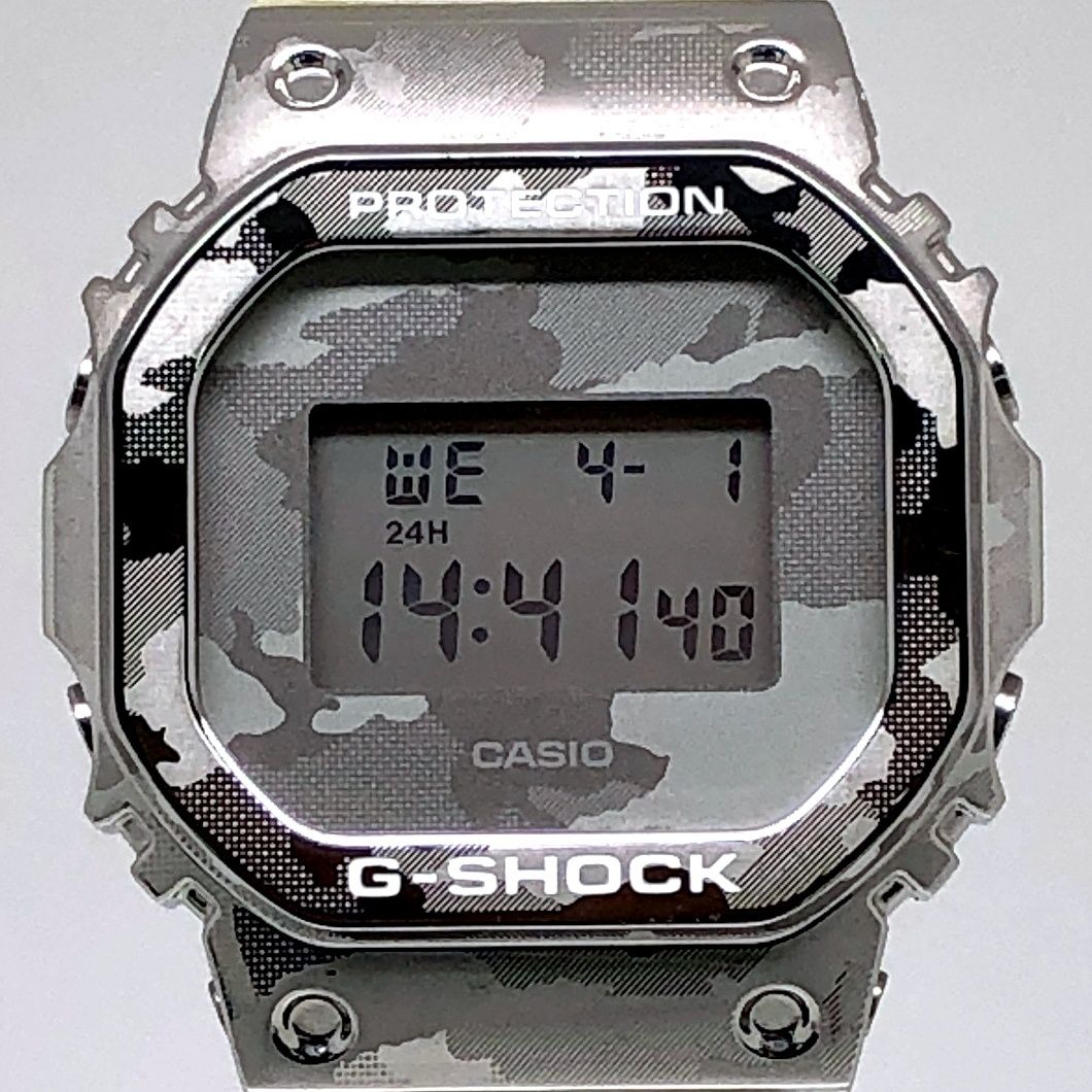 G-SHOCK ジーショック GM-5600SCM-1 メタルベゼル シルバー