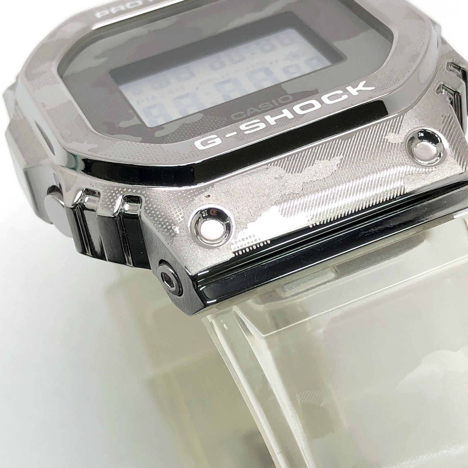 G-SHOCK ジーショック GM-5600SCM-1 メタルベゼル シルバー 