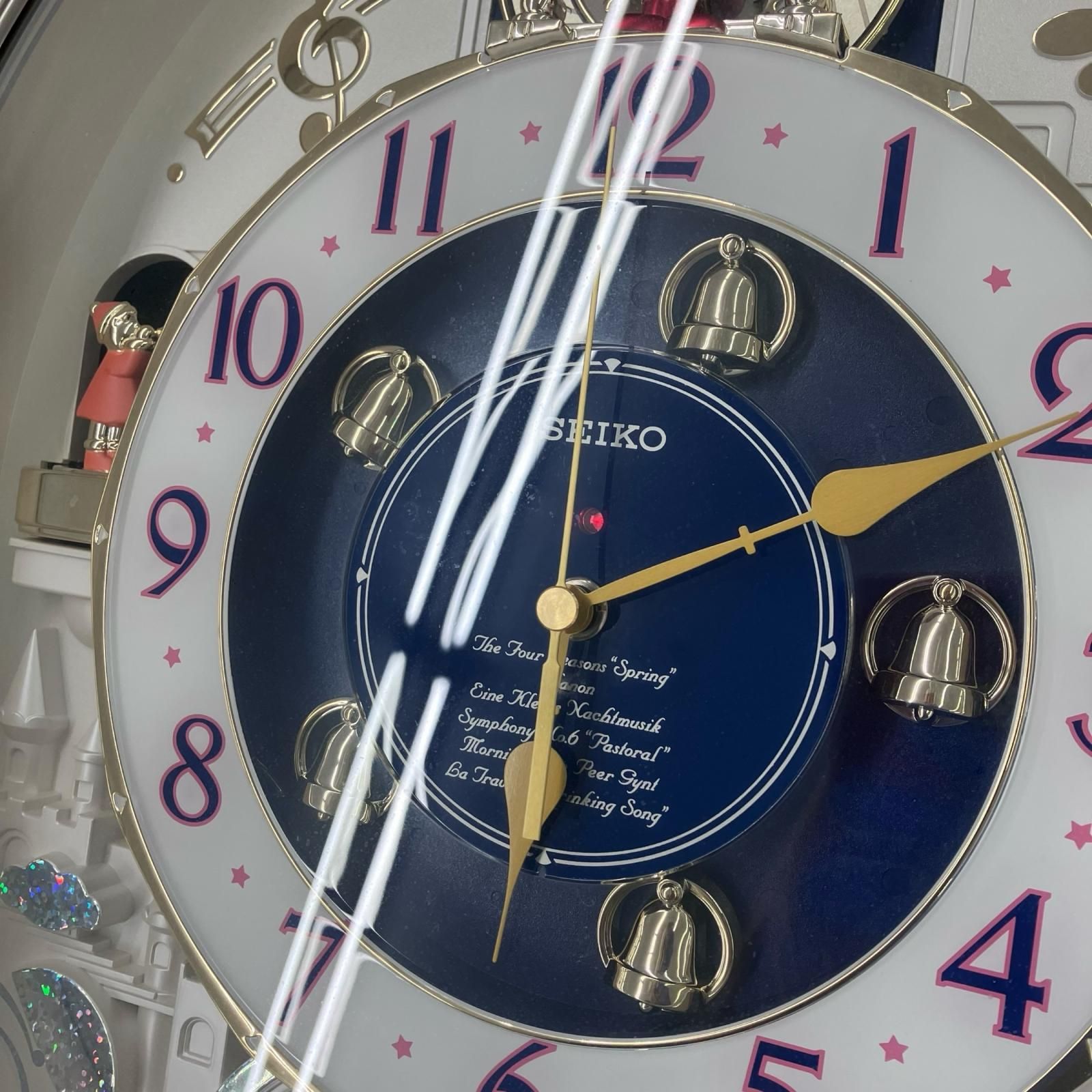 186000 動作確認済み SEIKO セイコー らくり時計 ウェーブシンフォニー