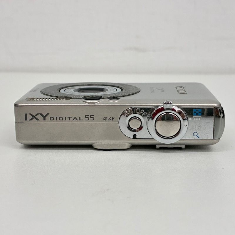 動作品】 Canon IXY DIGITAL 55 Ai AF キャノン イクシー シルバー 