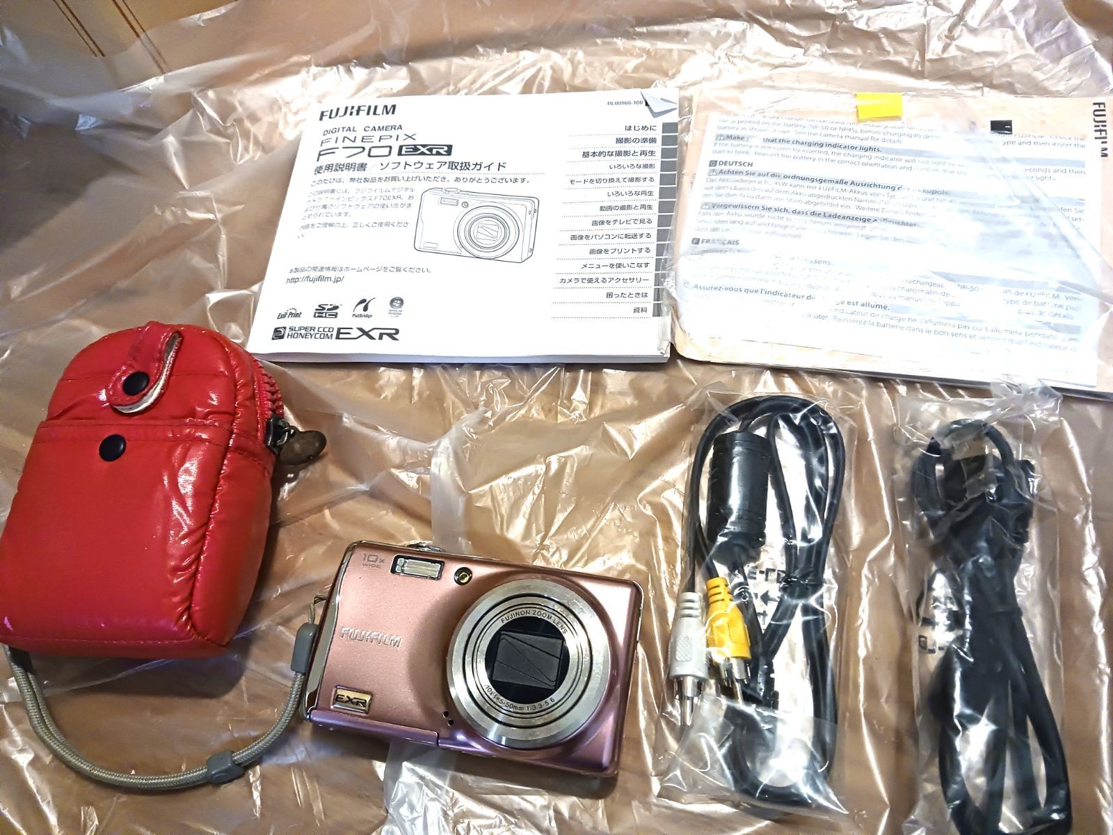 FUJIFILM デジタルカメラ FinePixファインピックス F70 EXR ピンク F 