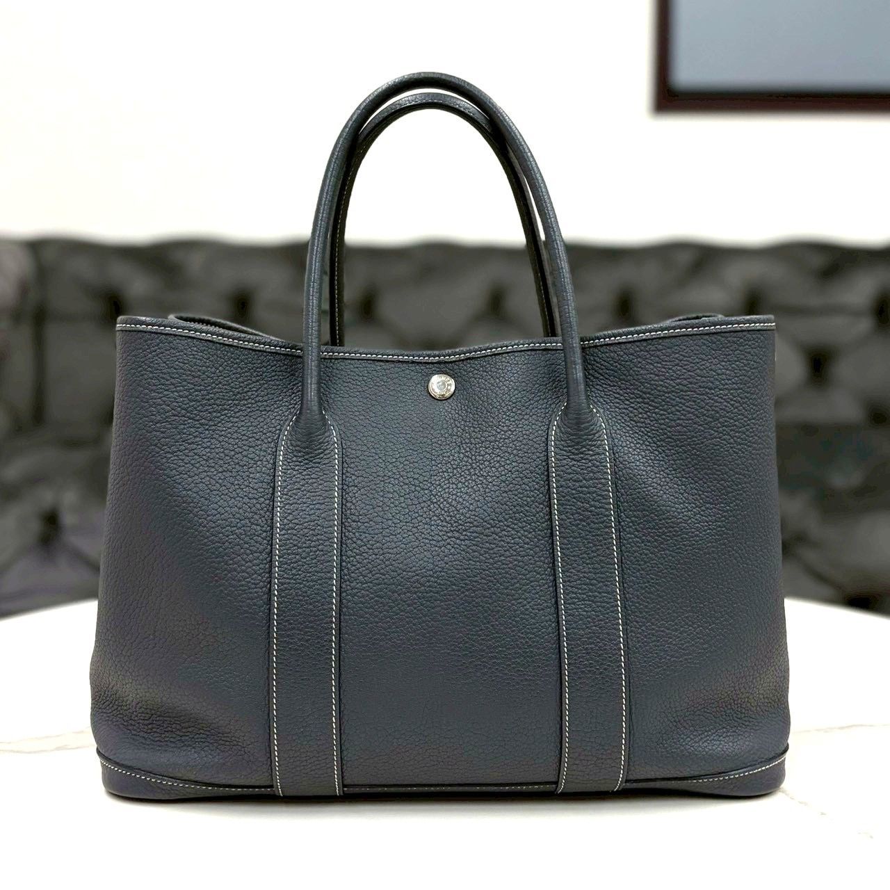 美品☆ エルメス ガーデンパーティPM ネゴンダ アルドワーズ □K刻印 