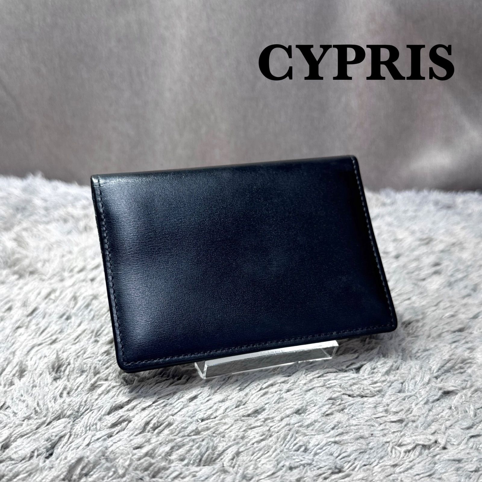 CYPRIS キプリス リザード レザー 名刺入れ カードケース ブラック