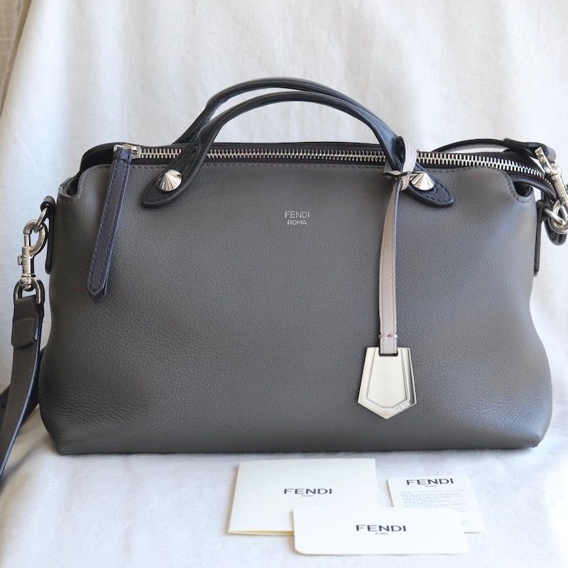 FENDI】バイザウェイ ミディアム グレー - メルカリ