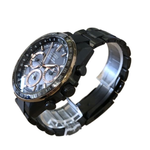  CITIZEN シチズン アテッサ エコドライブ アクトライン CC4016-67E ブラックチタンシリーズ メンズ 腕時計 良好 T11044513 口コミ多数 自動巻き時計 腕時計(アナログ)