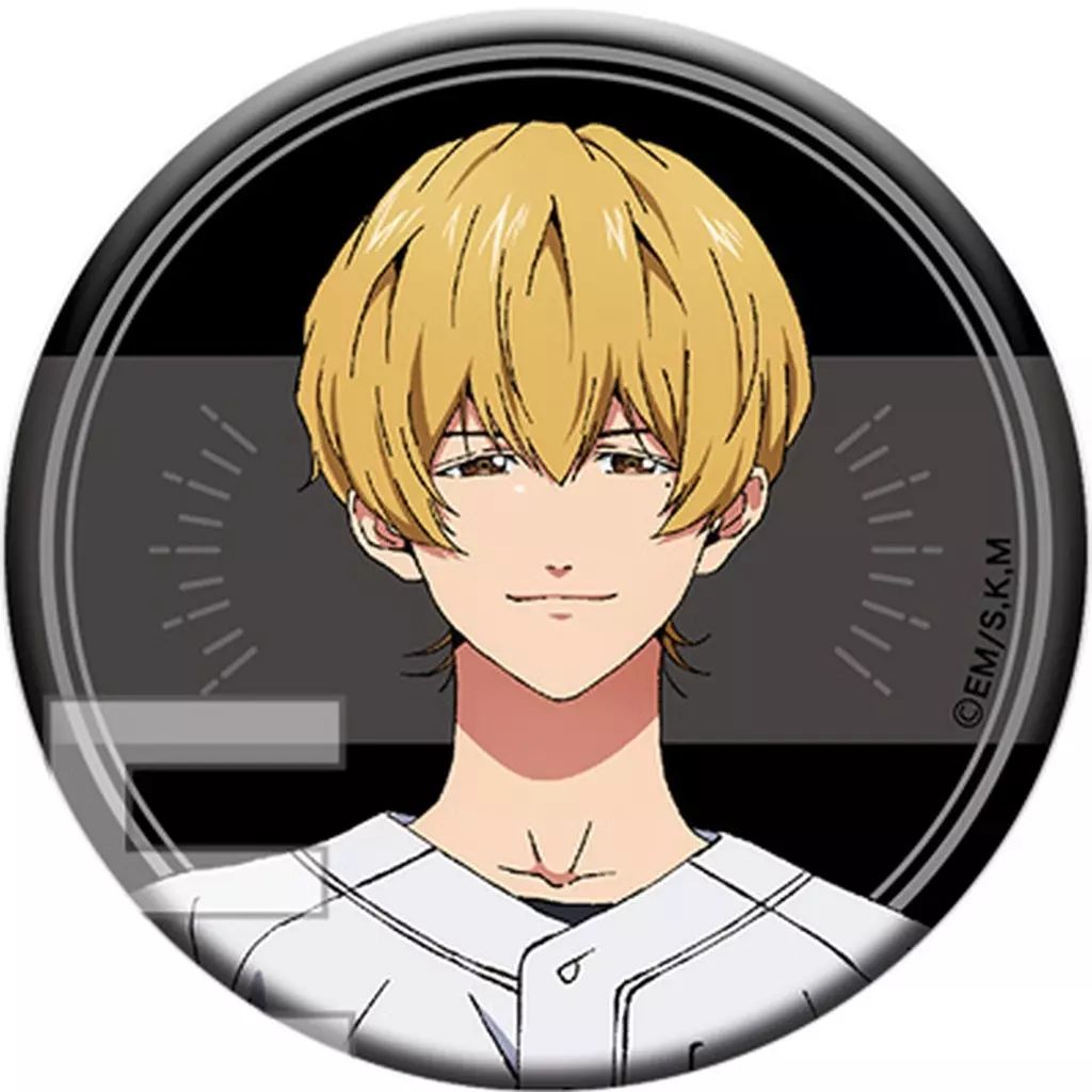 中古】バッジ・ビンズ 要圭(智将) 「忘却バッテリー 缶バッジ+ ver.D
