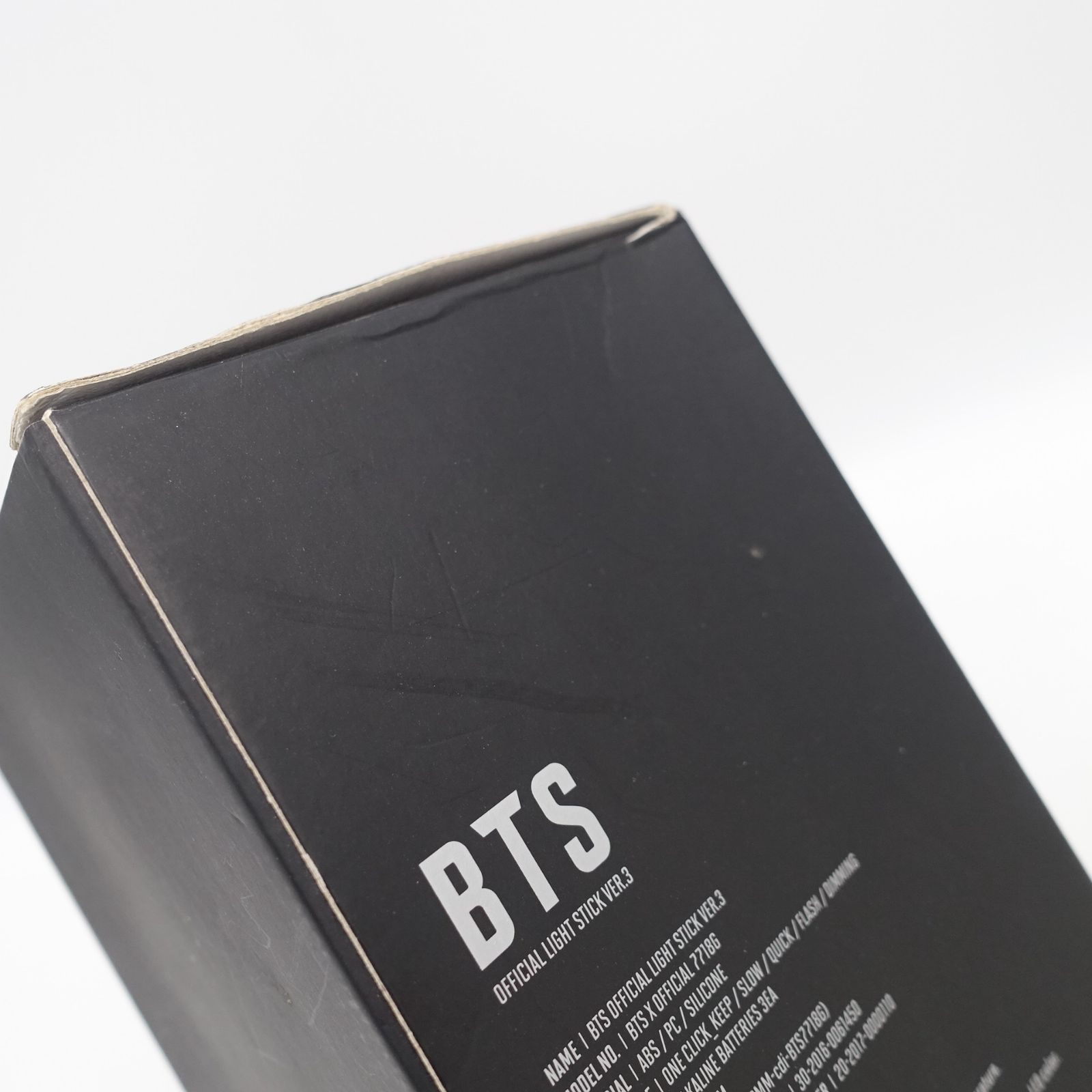 BTS ペンライト 訳アリ アミボム ver.3 外箱 トレカ フォト カード 付