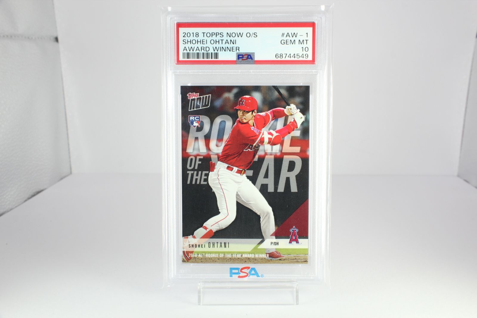 TOPPS PSA10 0 大谷翔平 NOW Topps MOMENT OF 公式通販 大谷 THE