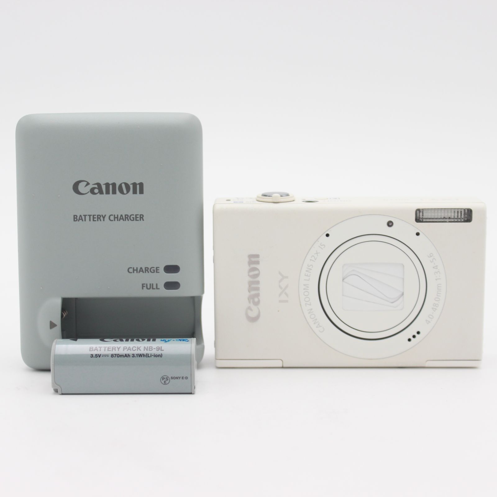 □美品□ CANON デジタルカメラ IXY 1 ホワイト IXY1(WH) ♯11722 