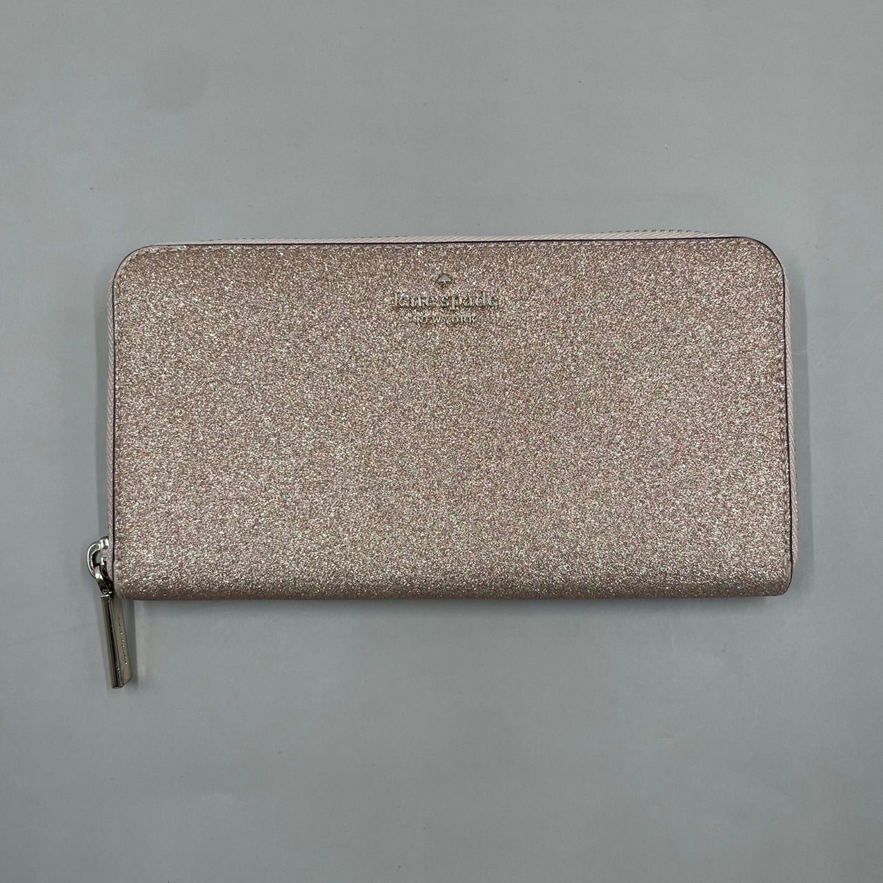 ケイトスペード Kate spade 長財布 ベージュ ラウンドファスナー kate 