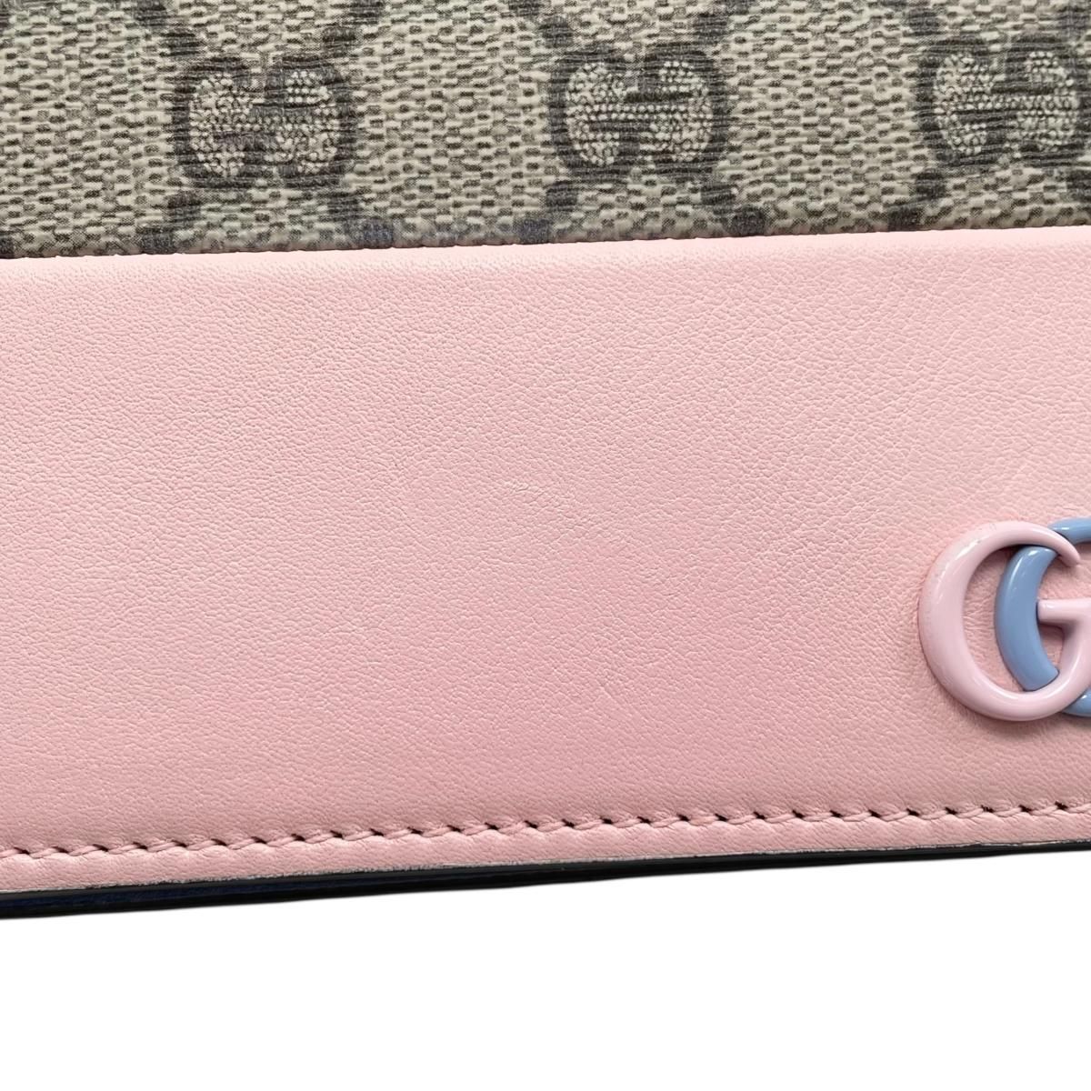 ☆グッチ ショルダーバッグ GGマーモント チェーンウォレット 790060 
