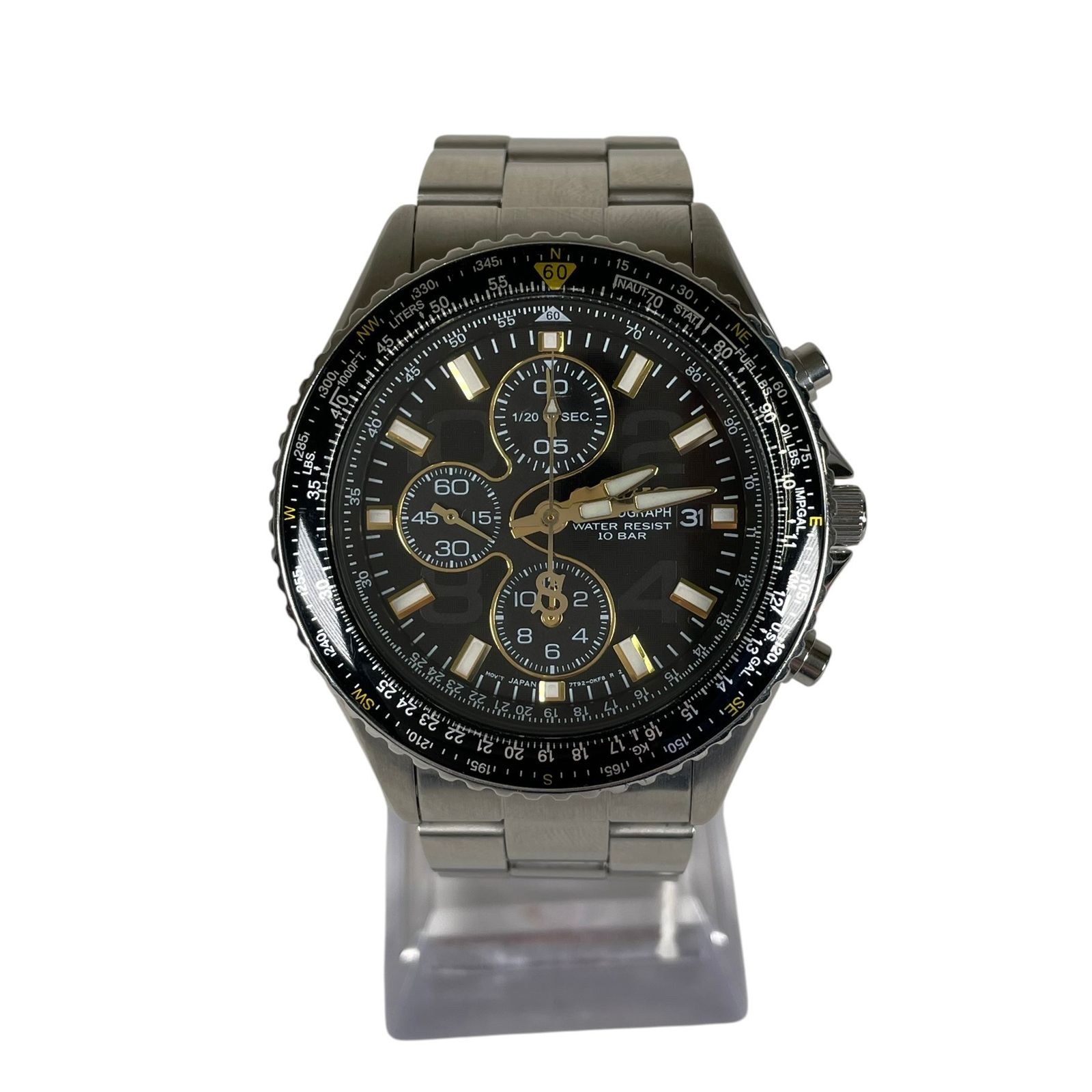 SEIKO セイコー 腕時計 クォーツ パイロット 7T92-0CF0 - メルカリ