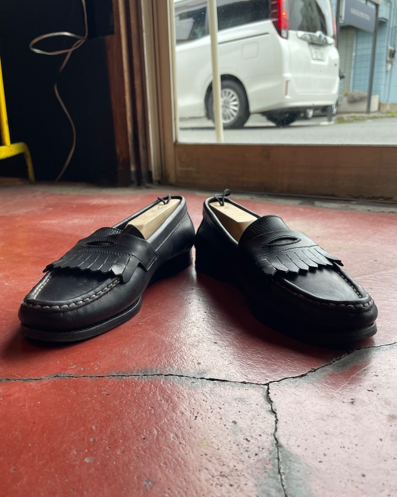 Blackstone by Petris sport tassel loafers (black leather, EU 40 / approx. 25.5 cm, made in Italy) 4