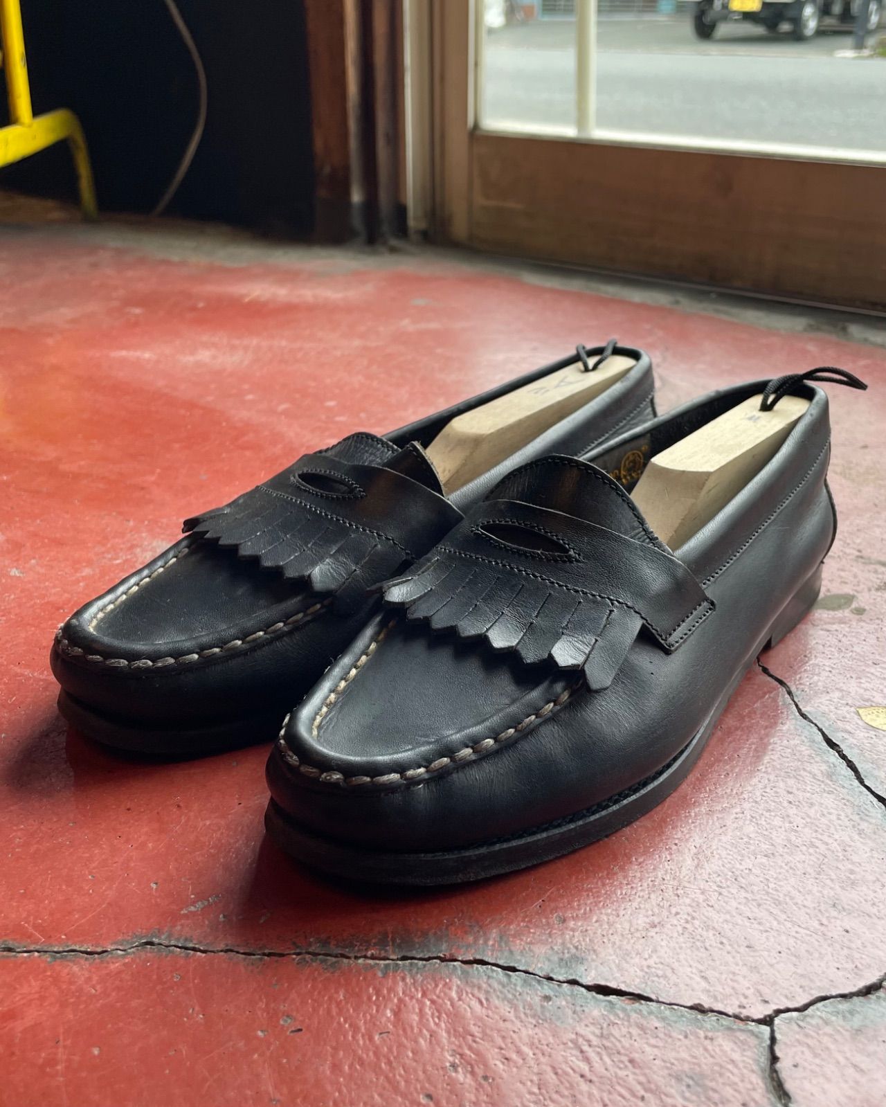 Blackstone by Petris sport tassel loafers (black leather, EU 40 / approx. 25.5 cm, made in Italy) 2