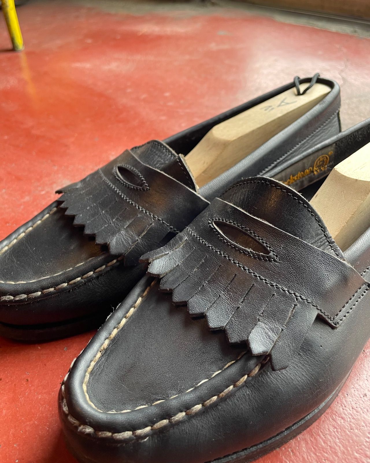 Blackstone by Petris sport tassel loafers (black leather, EU 40 / approx. 25.5 cm, made in Italy) 3