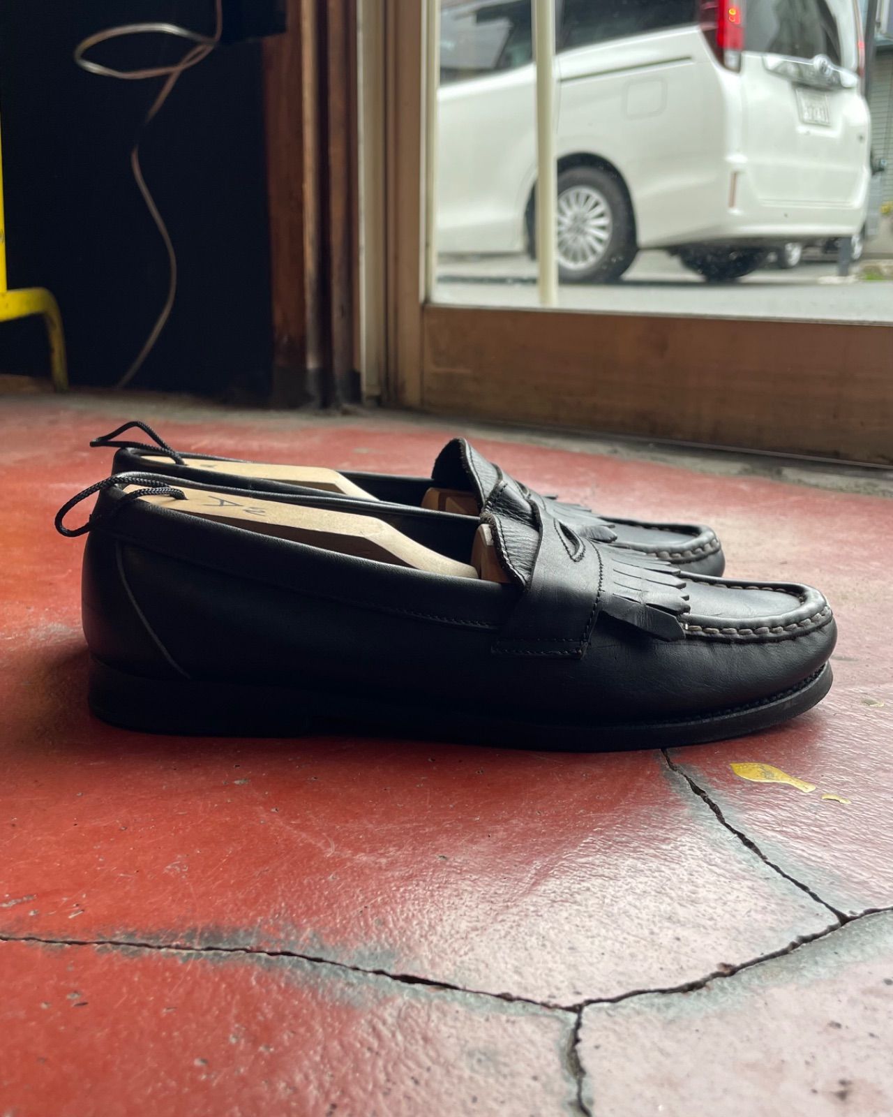 Blackstone by Petris sport tassel loafers (black leather, EU 40 / approx. 25.5 cm, made in Italy) 7